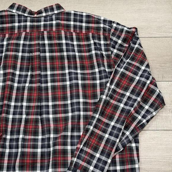 Polo Ralph Lauren 3XLT Red Black Plaid Shirt Long Sleeve Classic Fit Button Down - Picture 4 of 7